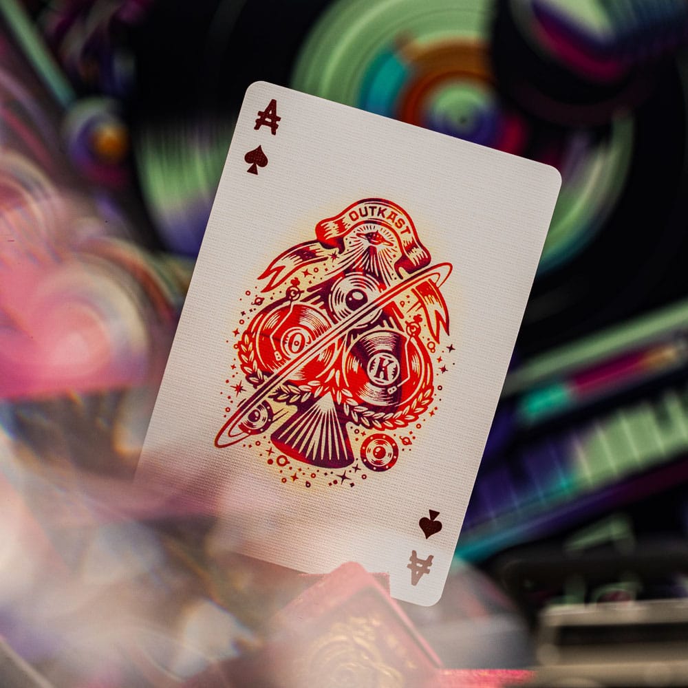 Outcast Spielkarten Red Velvet Image 12