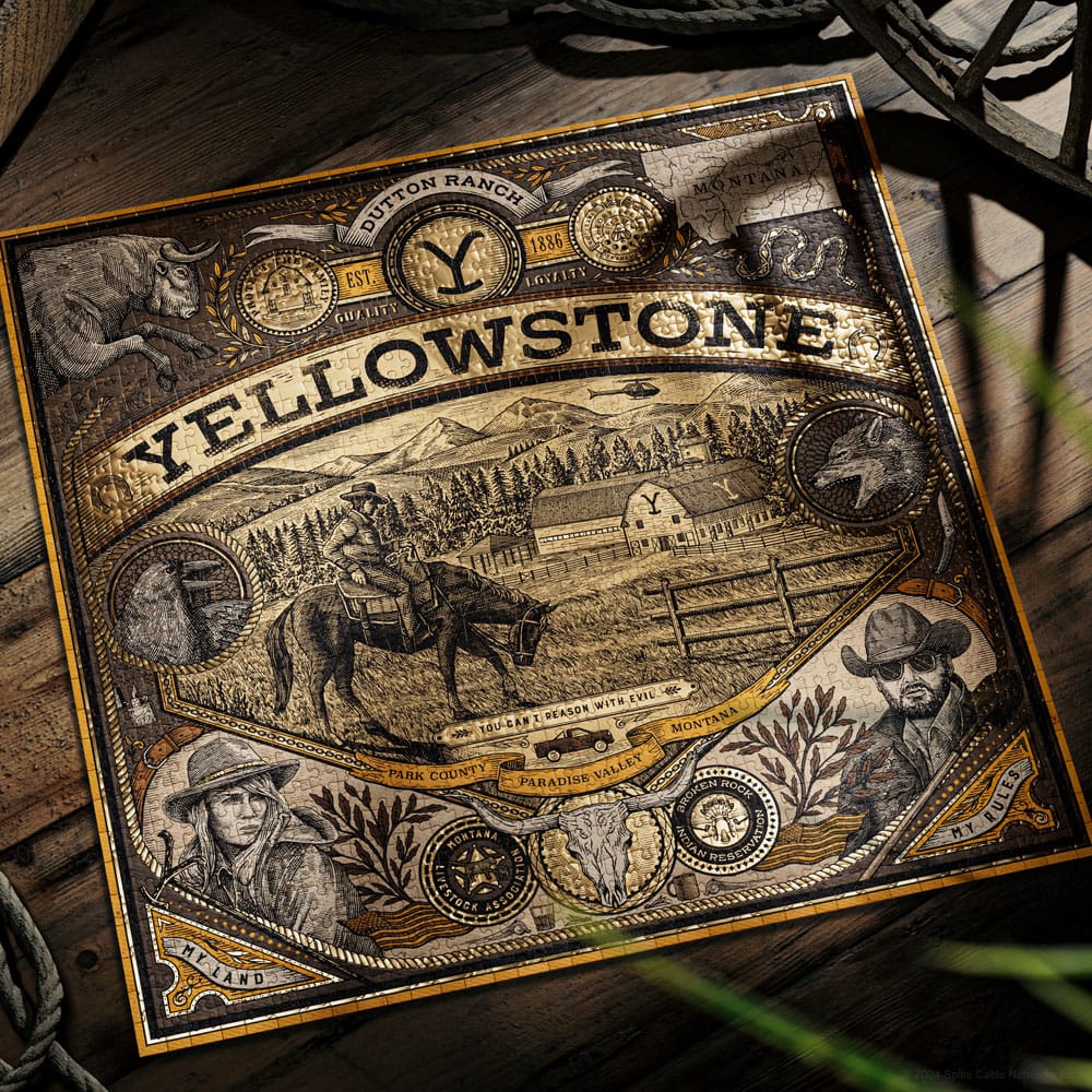 Yellowstone Multi-Dimensionales Puzzle (1000 Teile) Image 3