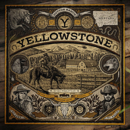 Yellowstone Multi-Dimensionales Puzzle (1000 Teile) Image 5