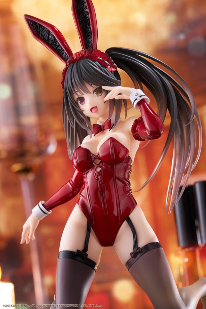 Date A Live V PVC Statue Desktop Cute Figure Kurumi Tokisaki Bunny Ver. 13 cm Image 3