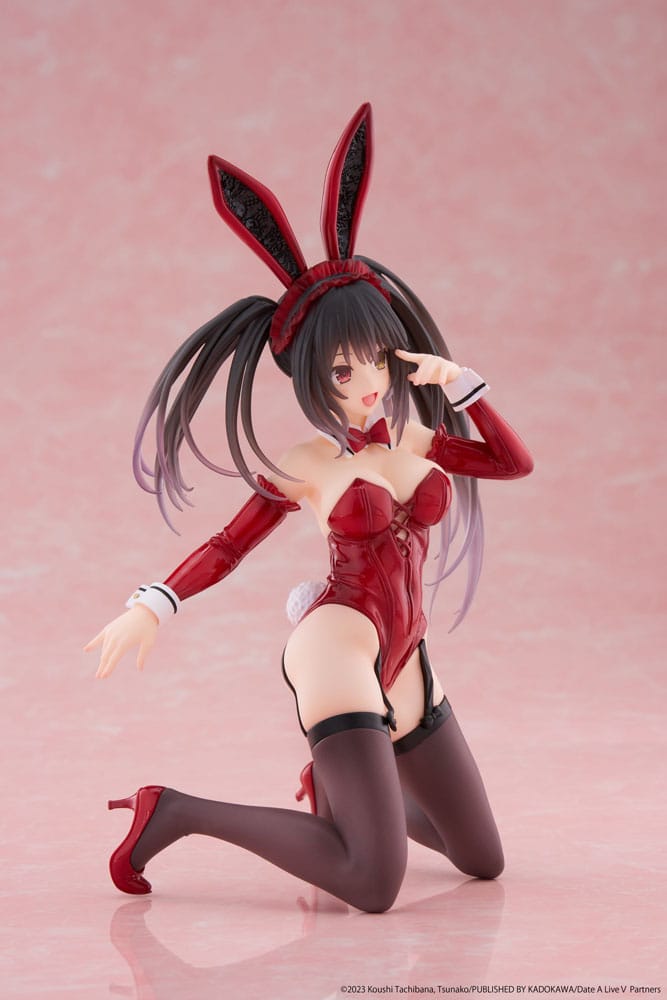 Date A Live V PVC Statue Desktop Cute Figure Kurumi Tokisaki Bunny Ver. 13 cm Image 6