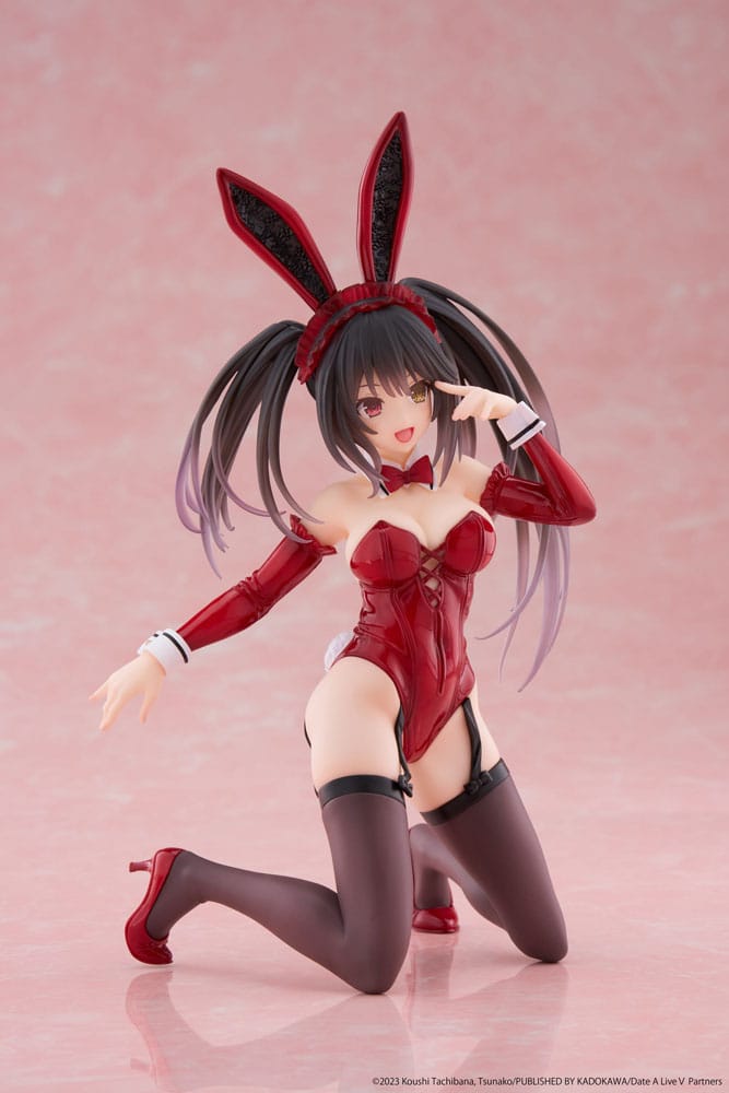 Date A Live V PVC Statue Desktop Cute Figure Kurumi Tokisaki Bunny Ver. 13 cm Image 7