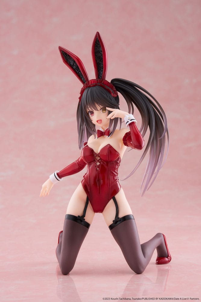 Date A Live V PVC Statue Desktop Cute Figure Kurumi Tokisaki Bunny Ver. 13 cm Image 1