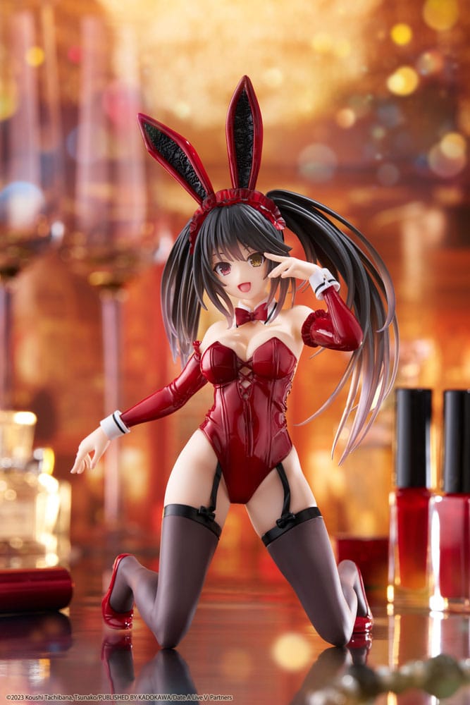 Date A Live V PVC Statue Desktop Cute Figure Kurumi Tokisaki Bunny Ver. 13 cm Image 11