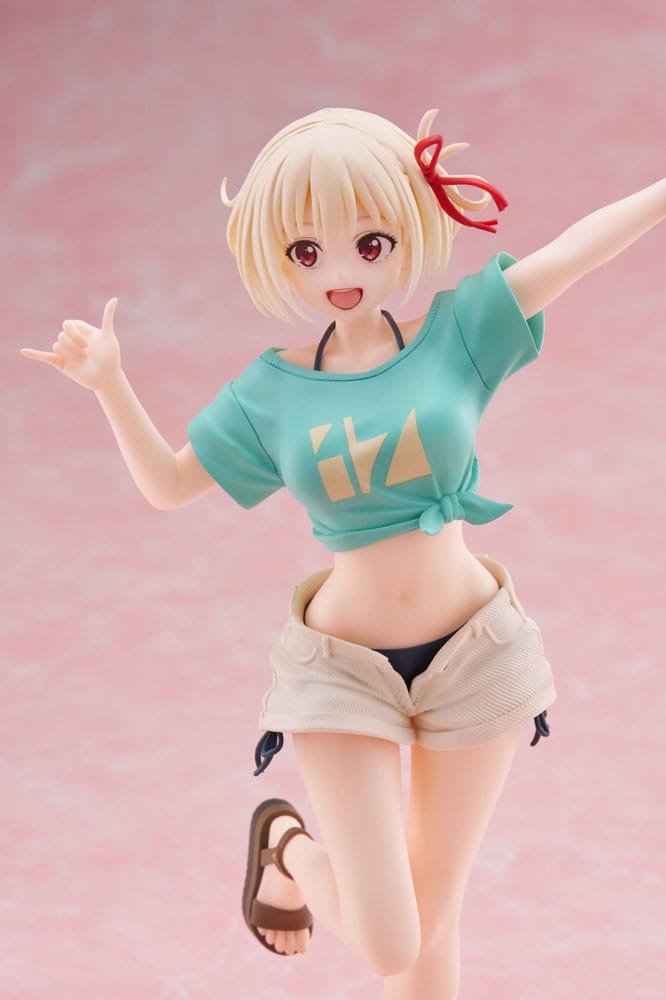 Lycoris Recoil Coreful PVC Statue Chisato Nishikigi Hawaiian Ver. 18 cm Image 9