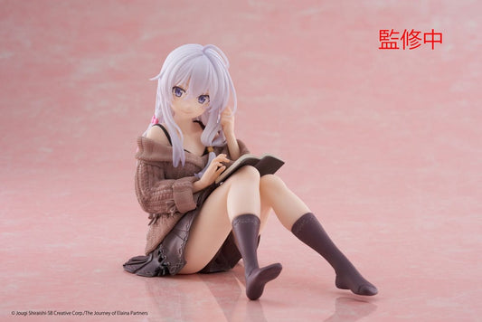 Wandering Witch: The Journey of Elaina PVC Statue Desktop Cute Figure Elaina Casual Clothes Ver. 13 cm Image 1