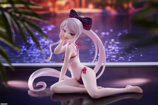 Overlord PVC Statue Desktop Cute Figure Shalltear Swimsuit Ver. 13 cm Image 2