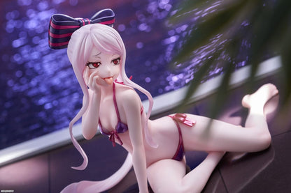 Overlord PVC Statue Desktop Cute Figure Shalltear Swimsuit Ver. 13 cm Image 4