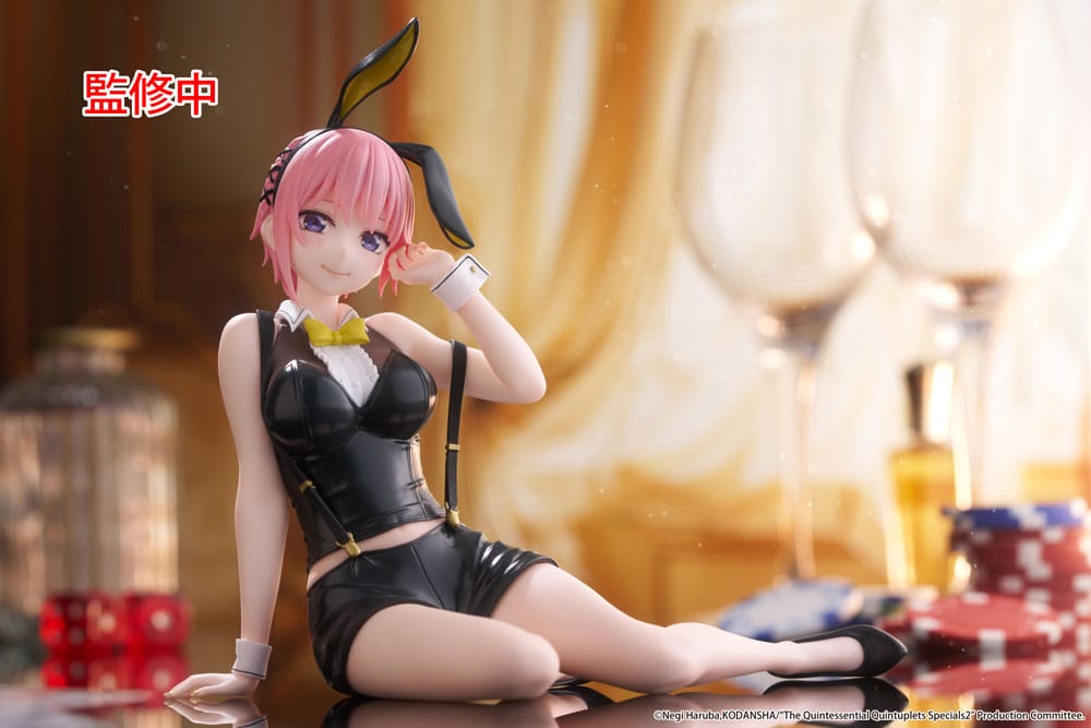The Quintessential Quintuplets 3 PVC Statue Desktop Cute Figure Ichika Nakano Bunny Ver. 13 cm Image 3