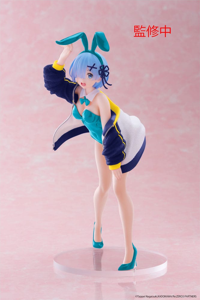 Re:Zero Starting Life in Another World Coreful PVC Statue Rem (Jacket Bunny Ver.) Renewal 18 cm Image 2