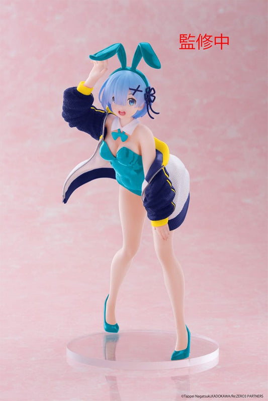 Re:Zero Starting Life in Another World Coreful PVC Statue Rem (Jacket Bunny Ver.) Renewal 18 cm Image 1