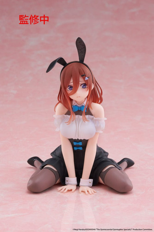 The Quintessential Quintuplets 3 PVC Statue Desktop Cute Figure Miku Nakano (Bunny Ver.) 13 cm Image 2