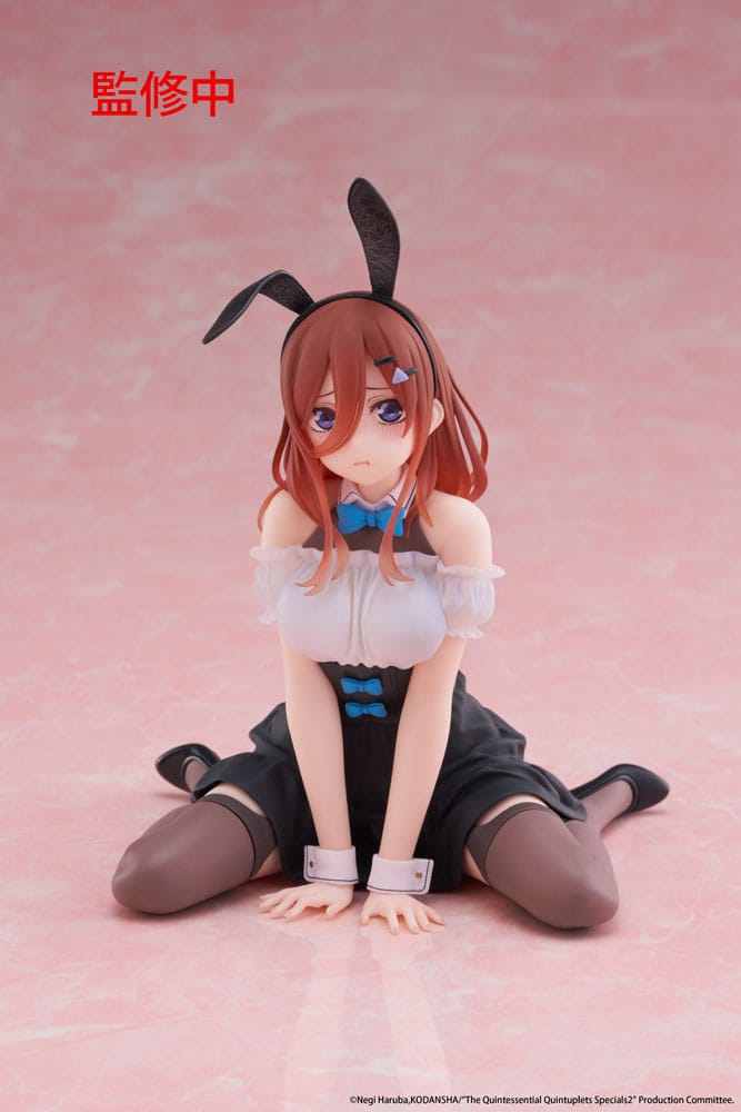 The Quintessential Quintuplets 3 PVC Statue Desktop Cute Figure Miku Nakano (Bunny Ver.) 13 cm Image 3