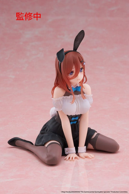 The Quintessential Quintuplets 3 PVC Statue Desktop Cute Figure Miku Nakano (Bunny Ver.) 13 cm Image 6