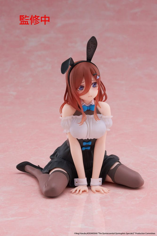 The Quintessential Quintuplets 3 PVC Statue Desktop Cute Figure Miku Nakano (Bunny Ver.) 13 cm Image 1