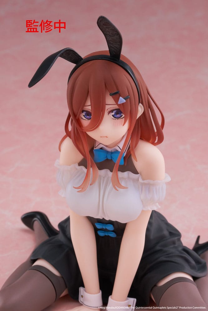 The Quintessential Quintuplets 3 PVC Statue Desktop Cute Figure Miku Nakano (Bunny Ver.) 13 cm Image 9