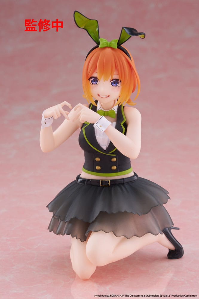 The Quintessential Quintuplets 3 PVC Statue Desktop Cute Figure Yotsuba Nakano (Bunny Ver.) 13 cm Image 1