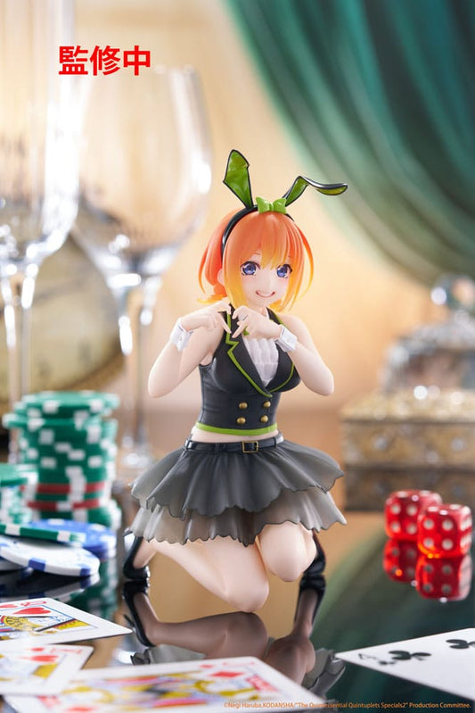 The Quintessential Quintuplets 3 PVC Statue Desktop Cute Figure Yotsuba Nakano (Bunny Ver.) 13 cm Image 2