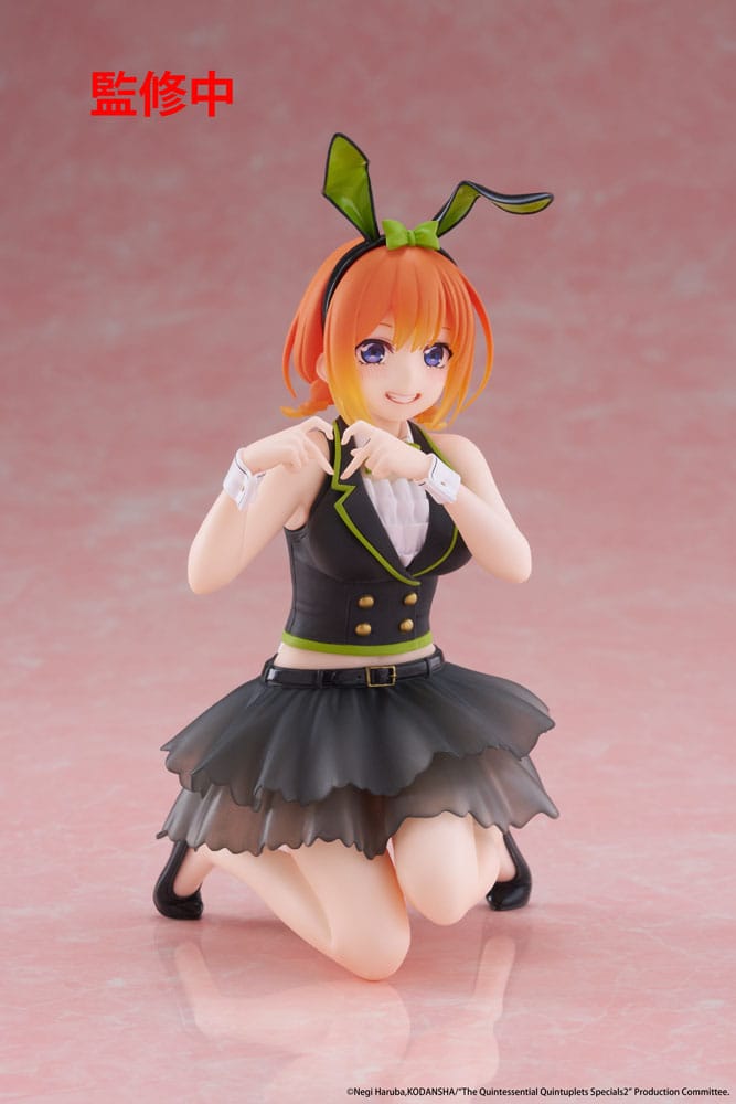 The Quintessential Quintuplets 3 PVC Statue Desktop Cute Figure Yotsuba Nakano (Bunny Ver.) 13 cm Image 5