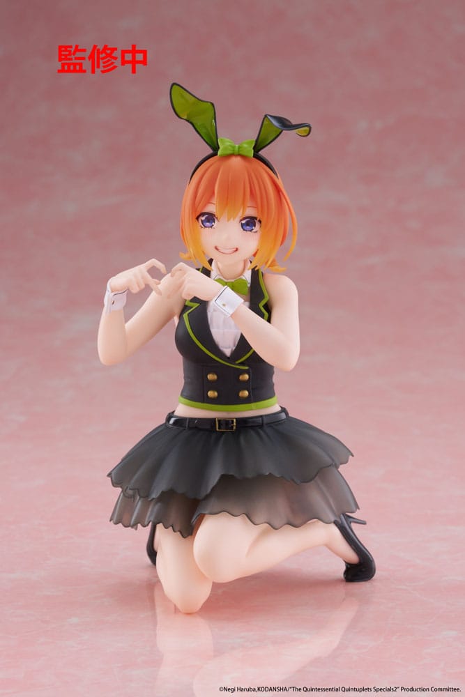 The Quintessential Quintuplets 3 PVC Statue Desktop Cute Figure Yotsuba Nakano (Bunny Ver.) 13 cm Image 6