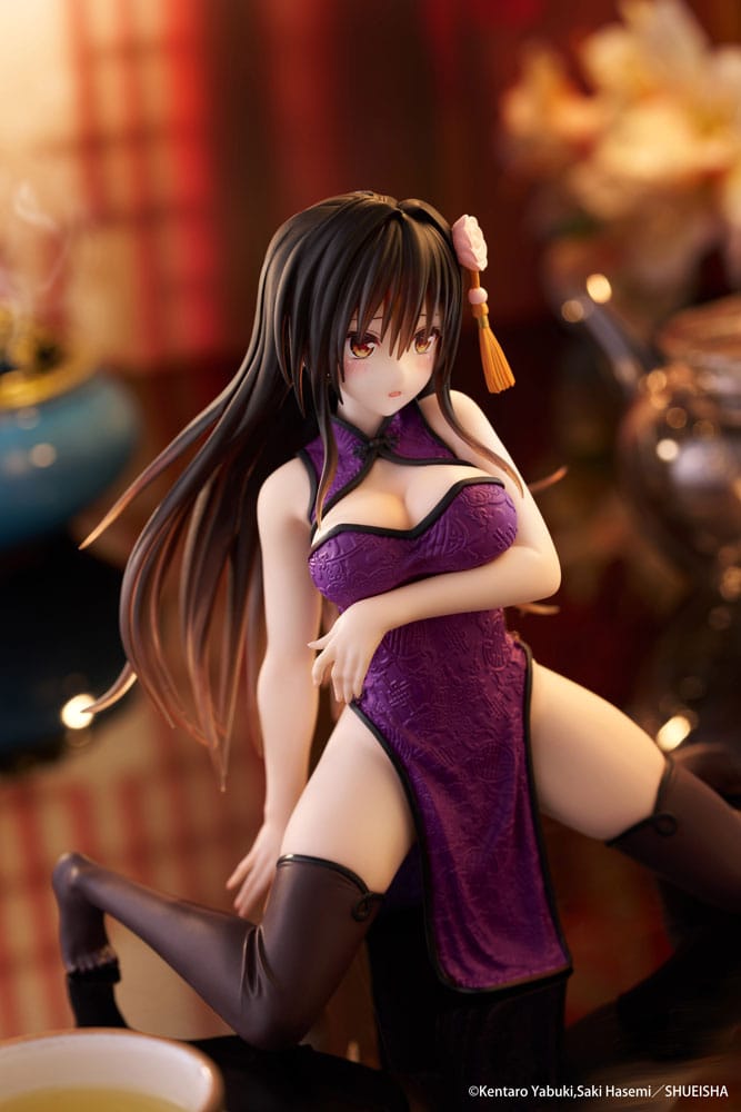 To Love Ru Darkness Desktop Cute PVC Statue Yui Kotegawa (Chinese Dress Ver.) 13 cm Image 4