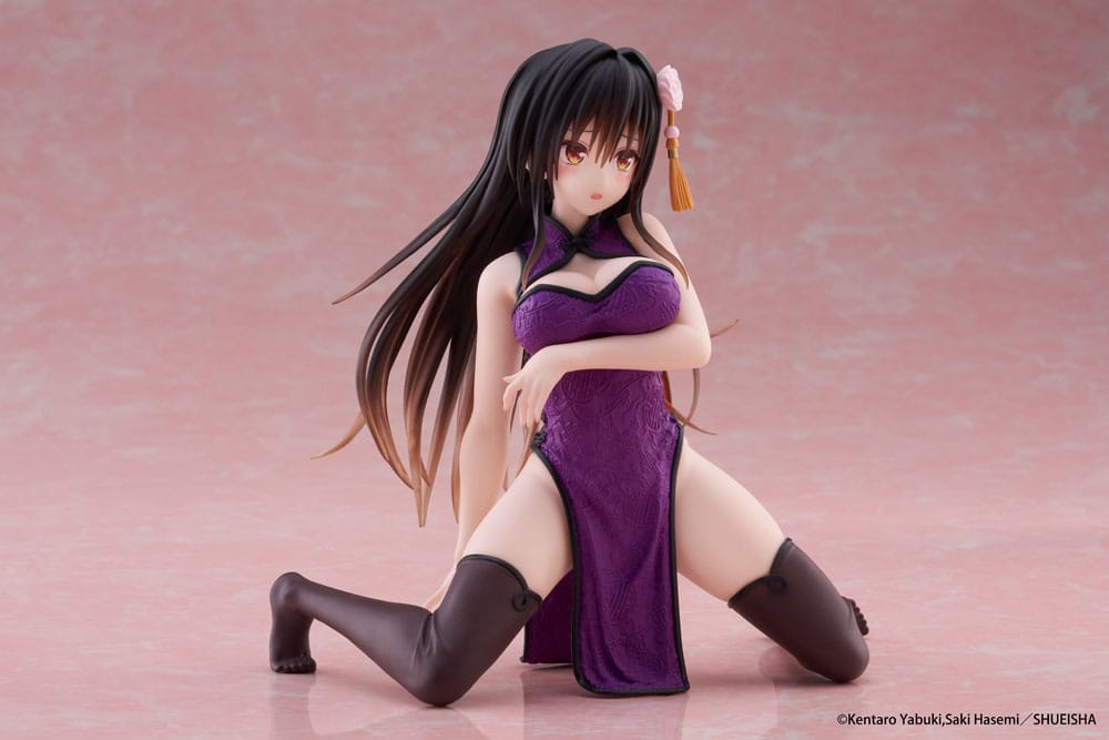 To Love Ru Darkness Desktop Cute PVC Statue Yui Kotegawa (Chinese Dress Ver.) 13 cm Image 9