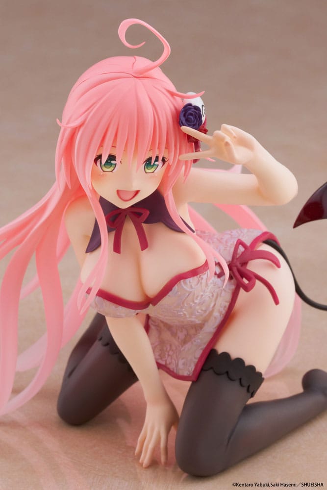 To Love-Ru Darkness PVC Statue Desktop Cute Figure Lala Chinese Dress Ver. 13 cm Image 8
