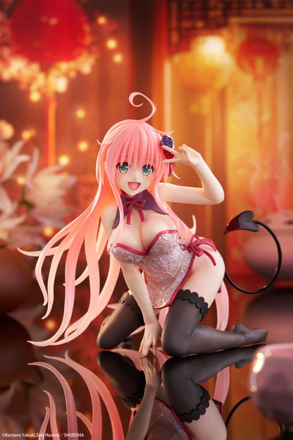 To Love-Ru Darkness PVC Statue Desktop Cute Figure Lala Chinese Dress Ver. 13 cm Image 10