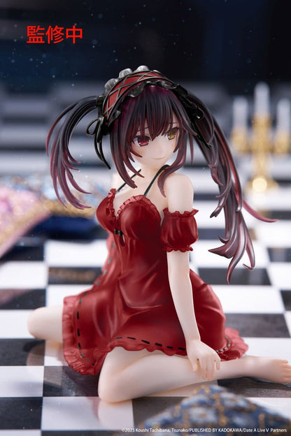 Date A Live V PVC Statue Desktop Cute Figure Kurumi Tokisaki Nightwear Ver. Renewal 13 cm Image 4