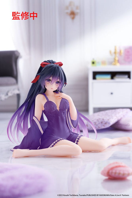 Date A Live V PVC Statue Desktop Cute Figure Tohka Yatogami Nightwear Ver. Renewal 13 cm Image 2