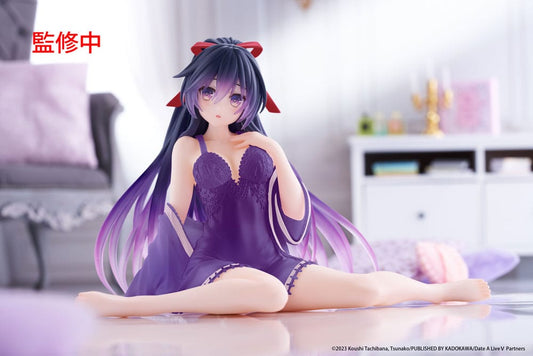Date A Live V PVC Statue Desktop Cute Figure Tohka Yatogami Nightwear Ver. Renewal 13 cm Image 1