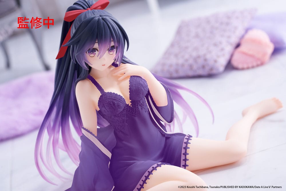 Date A Live V PVC Statue Desktop Cute Figure Tohka Yatogami Nightwear Ver. Renewal 13 cm Image 3