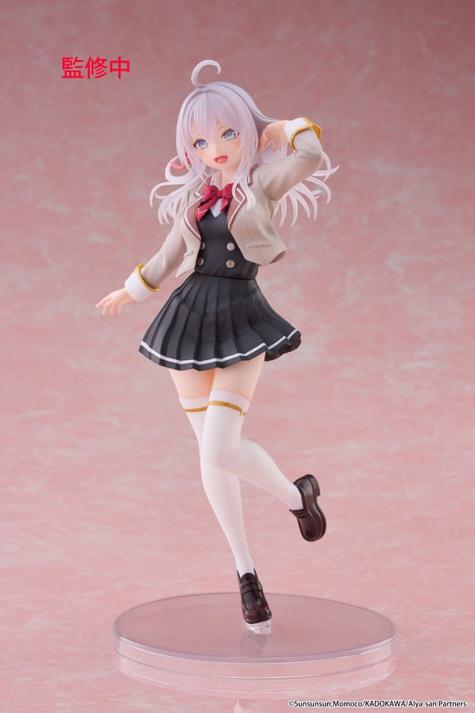 Alya Sometimes Hides Her Feelings in Russian Coreful PVC Statue Alya School Uniform Ver. 18 cm Image 2