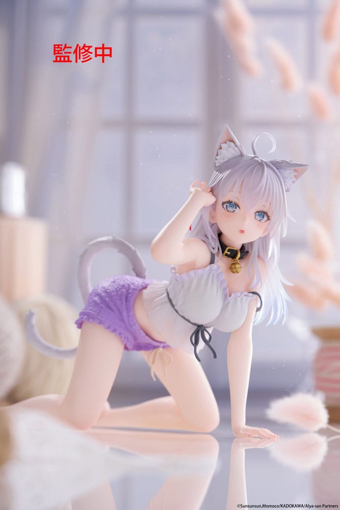 Alya Sometimes Hides Her Feelings in Russian PVC Statue Desktop Cute Figure Alya Cat Ear Roomwear Ver. 13 cm Image 3