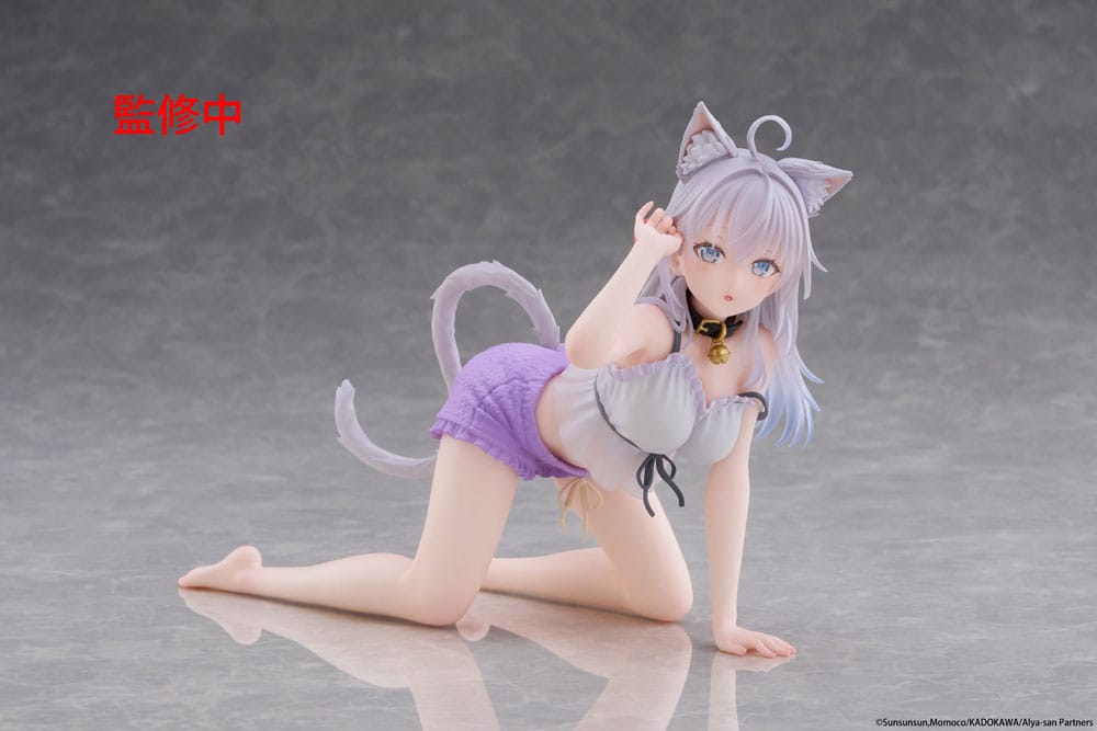 Alya Sometimes Hides Her Feelings in Russian PVC Statue Desktop Cute Figure Alya Cat Ear Roomwear Ver. 13 cm Image 5