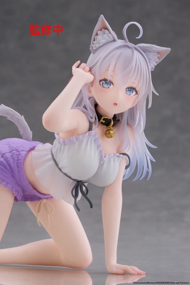Alya Sometimes Hides Her Feelings in Russian PVC Statue Desktop Cute Figure Alya Cat Ear Roomwear Ver. 13 cm Image 11