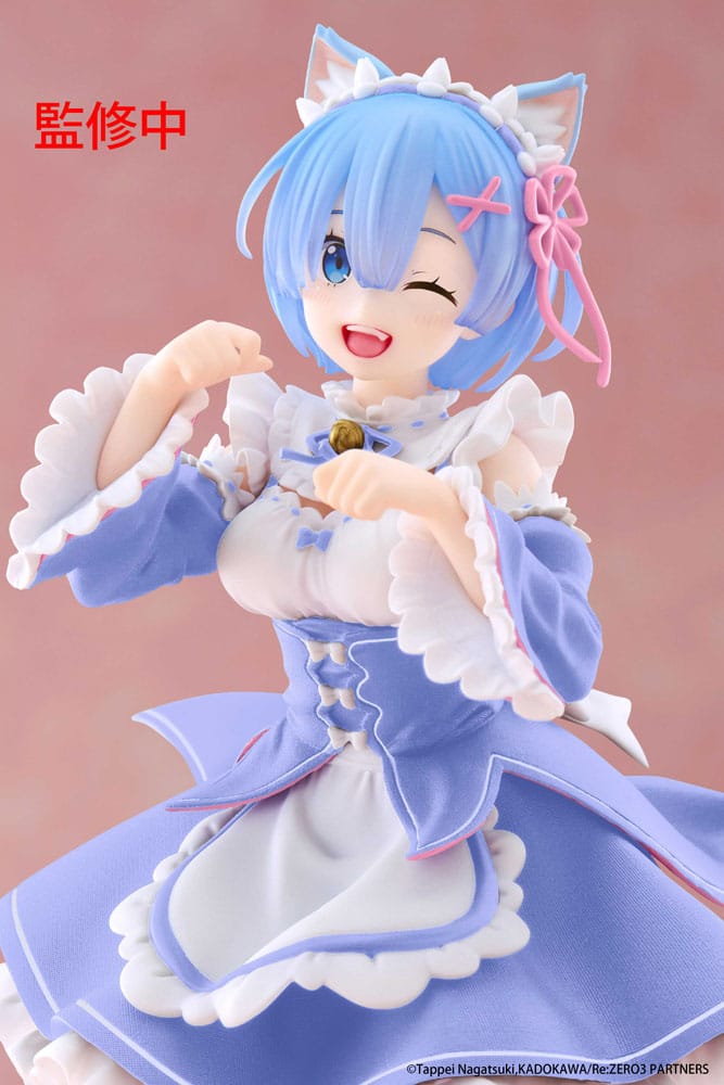 Re:Zero Starting Life in Another World Coreful PVC Statue Rem Cat Maid Ver. Renewal 18 cm Image 5