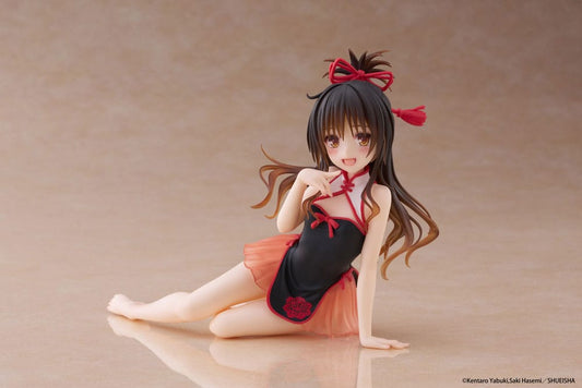 To Love-Ru Darkness PVC Statue Desktop Cute Figure Mikan Yuki Chinese Dress Ver. 13 cm Image 1