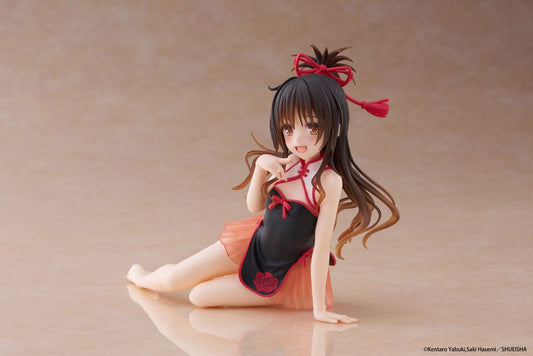 To Love-Ru Darkness PVC Statue Desktop Cute Figure Mikan Yuki Chinese Dress Ver. 13 cm Image 2