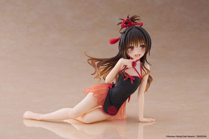 To Love-Ru Darkness PVC Statue Desktop Cute Figure Mikan Yuki Chinese Dress Ver. 13 cm Image 6