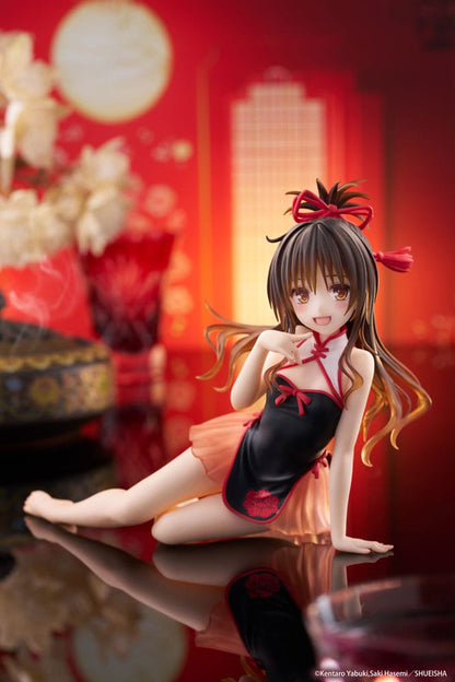 To Love-Ru Darkness PVC Statue Desktop Cute Figure Mikan Yuki Chinese Dress Ver. 13 cm Image 10