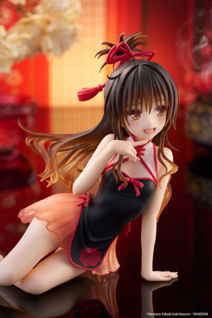 To Love-Ru Darkness PVC Statue Desktop Cute Figure Mikan Yuki Chinese Dress Ver. 13 cm Image 12