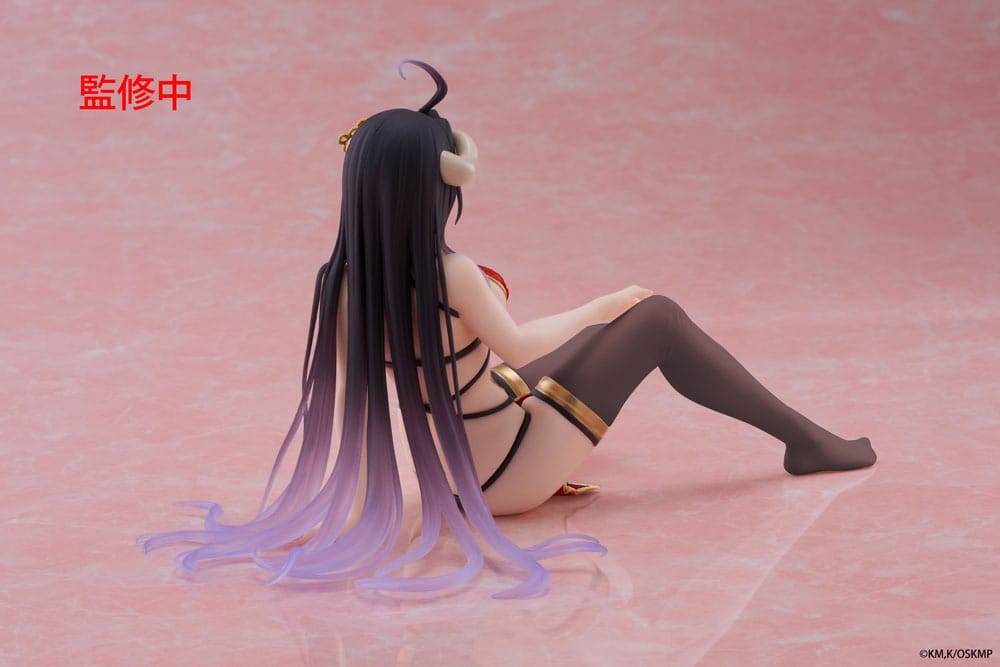 Overlord PVC Statue Desktop Cute Figure Albedo Chinese Dress Ver. Renewal 13 cm Image 4