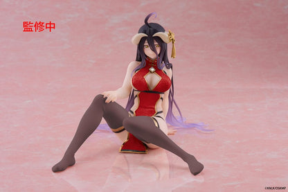 Overlord PVC Statue Desktop Cute Figure Albedo Chinese Dress Ver. Renewal 13 cm Image 6