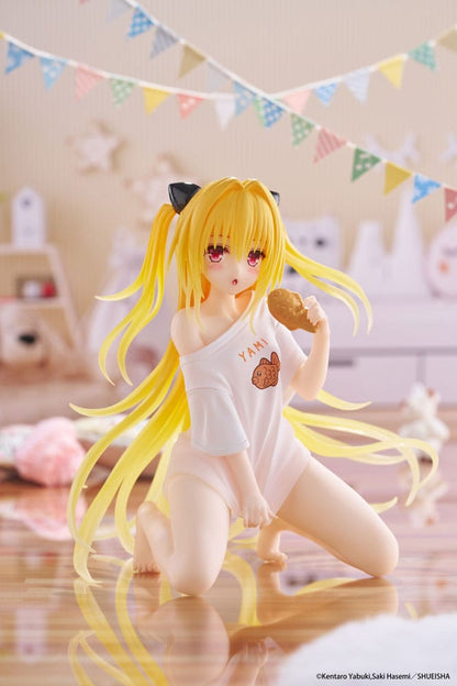 To Love-Ru Darkness PVC Statue Desktop Cute Figure Golden Darkness Roomwear Ver. 13 cm Image 2