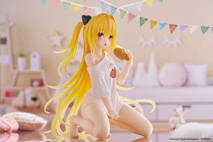 To Love-Ru Darkness PVC Statue Desktop Cute Figure Golden Darkness Roomwear Ver. 13 cm Image 3
