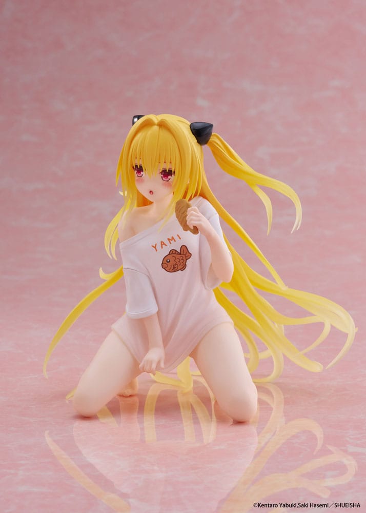 To Love-Ru Darkness PVC Statue Desktop Cute Figure Golden Darkness Roomwear Ver. 13 cm Image 6