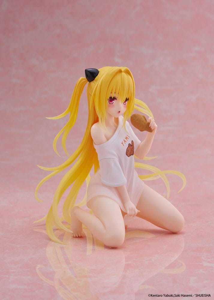 To Love-Ru Darkness PVC Statue Desktop Cute Figure Golden Darkness Roomwear Ver. 13 cm Image 8