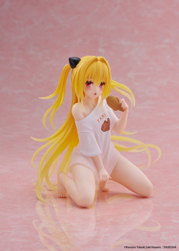 To Love-Ru Darkness PVC Statue Desktop Cute Figure Golden Darkness Roomwear Ver. 13 cm Image 9