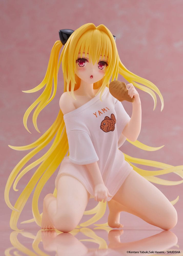 To Love-Ru Darkness PVC Statue Desktop Cute Figure Golden Darkness Roomwear Ver. 13 cm Image 11